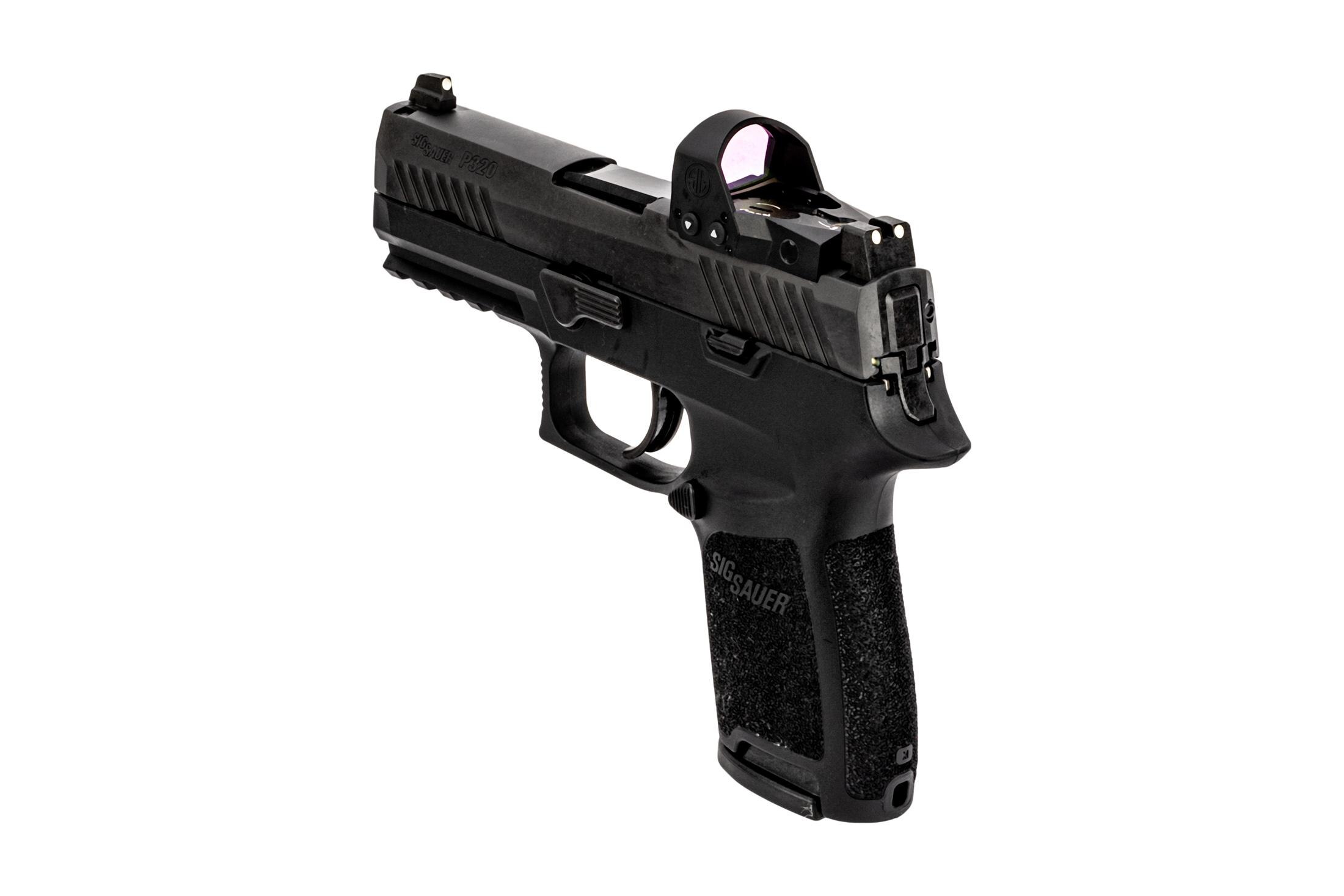Sig Sauer P320C Compact 9mm Pistol 15 Round Romeo 1 Optic Contrast